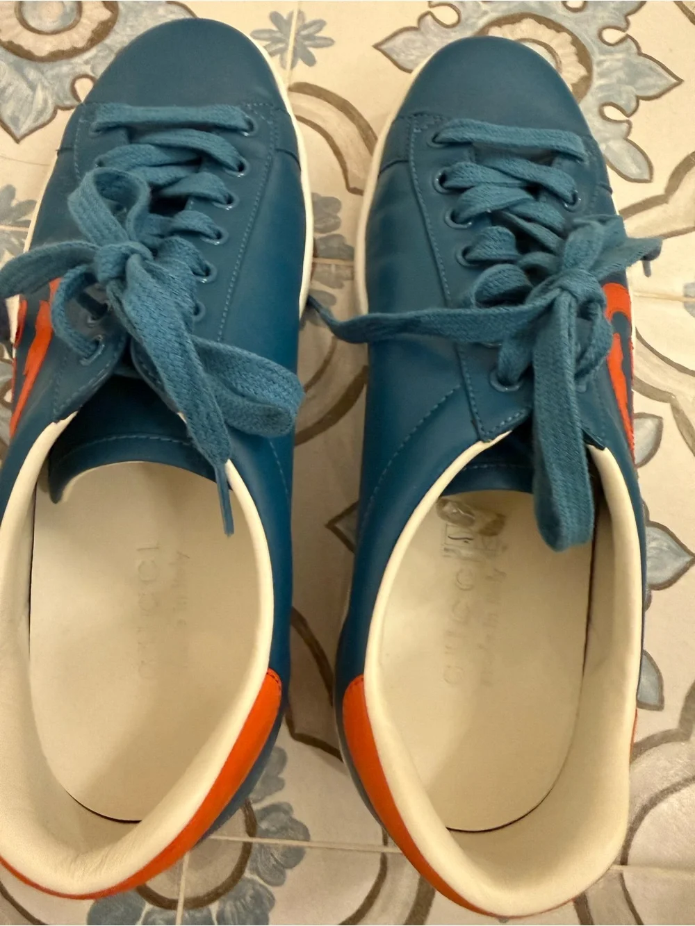 Gucci Sneakers Blue / Orange - men’s 6